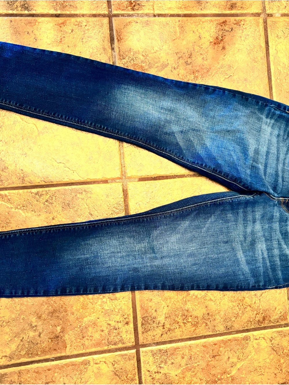Old Navy Women's Blue Washed Skinny Jeans